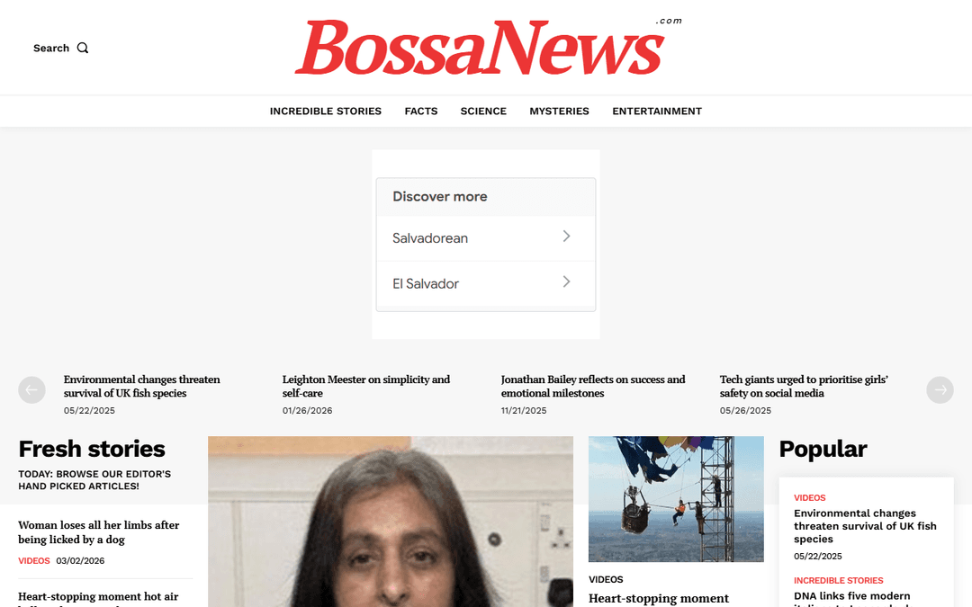 bossanews.com publisher screenshot