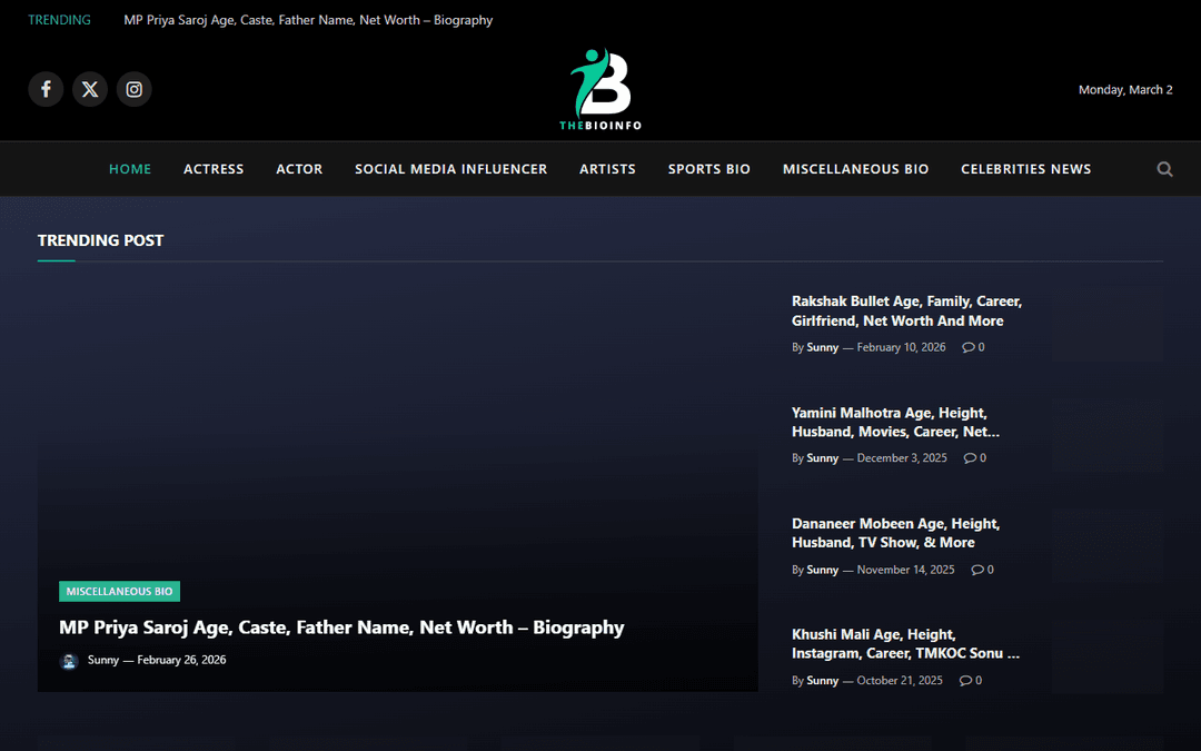 thebioinfo.com publisher screenshot