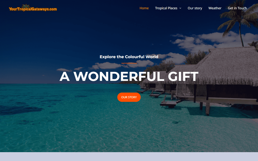 yourtropicalgataways.com publisher screenshot