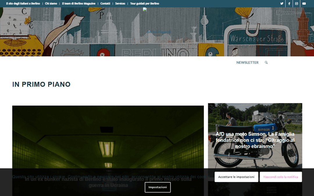 berlinomagazine.com publisher screenshot
