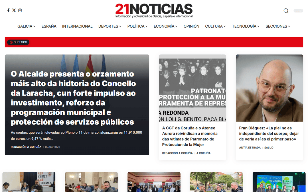 21noticias.com publisher screenshot