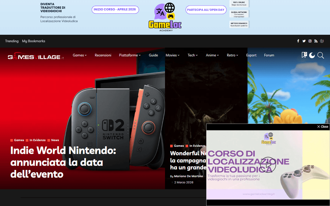 gamesvillage.it publisher screenshot