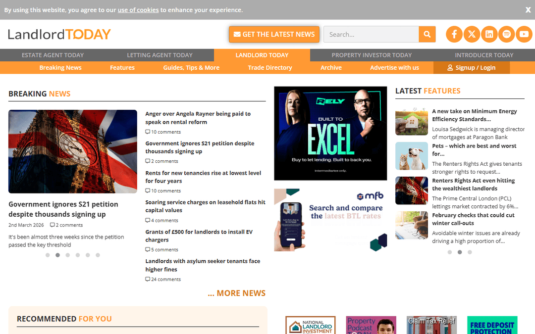 landlordtoday.co.uk publisher screenshot