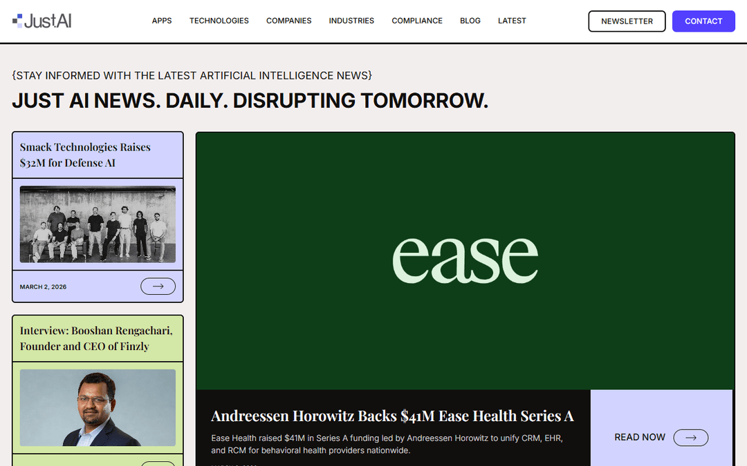 justainews.com publisher screenshot