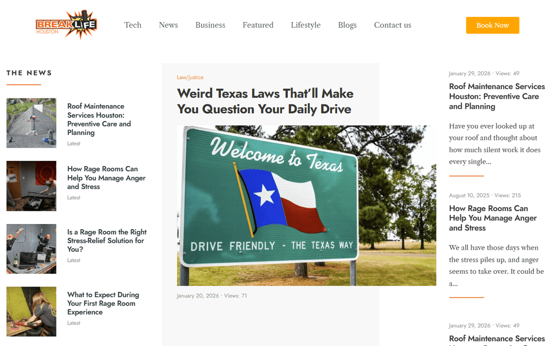 breaklifehouston.com publisher screenshot
