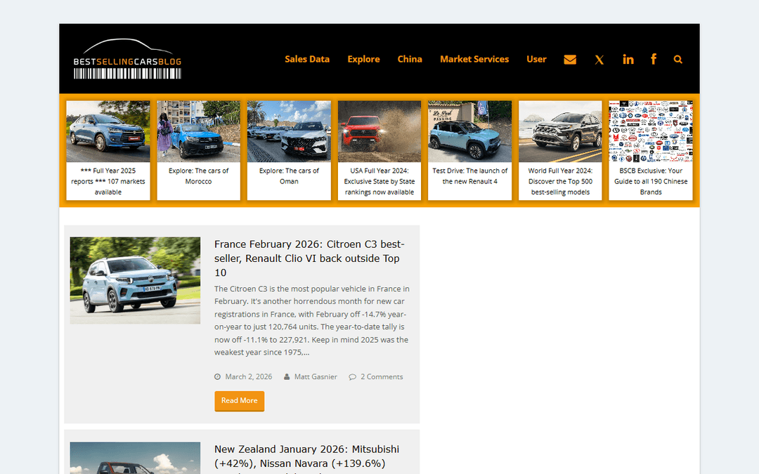 bestsellingcarsblog.com publisher screenshot