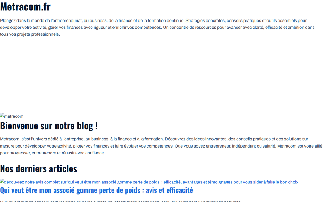 metracom.fr publisher screenshot
