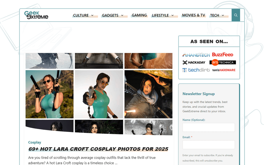 geekextreme.com publisher screenshot
