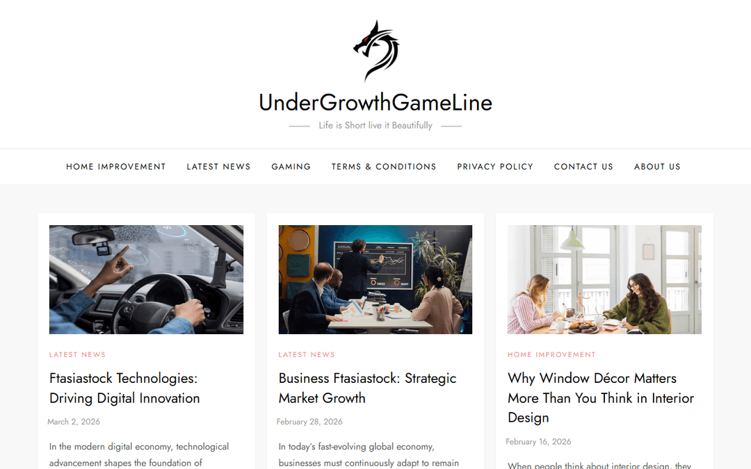 undergrowthgameline.uk publisher screenshot