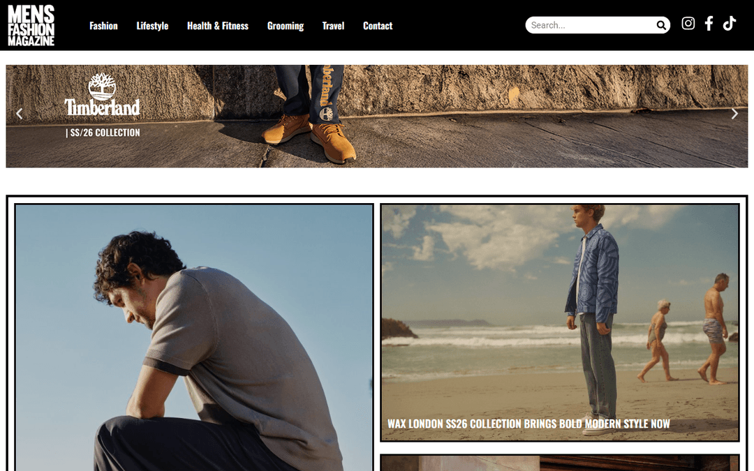mensfashionmagazine.com publisher screenshot