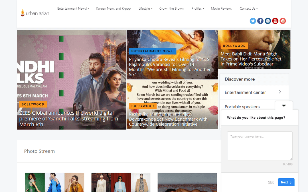 urbanasian.com publisher screenshot