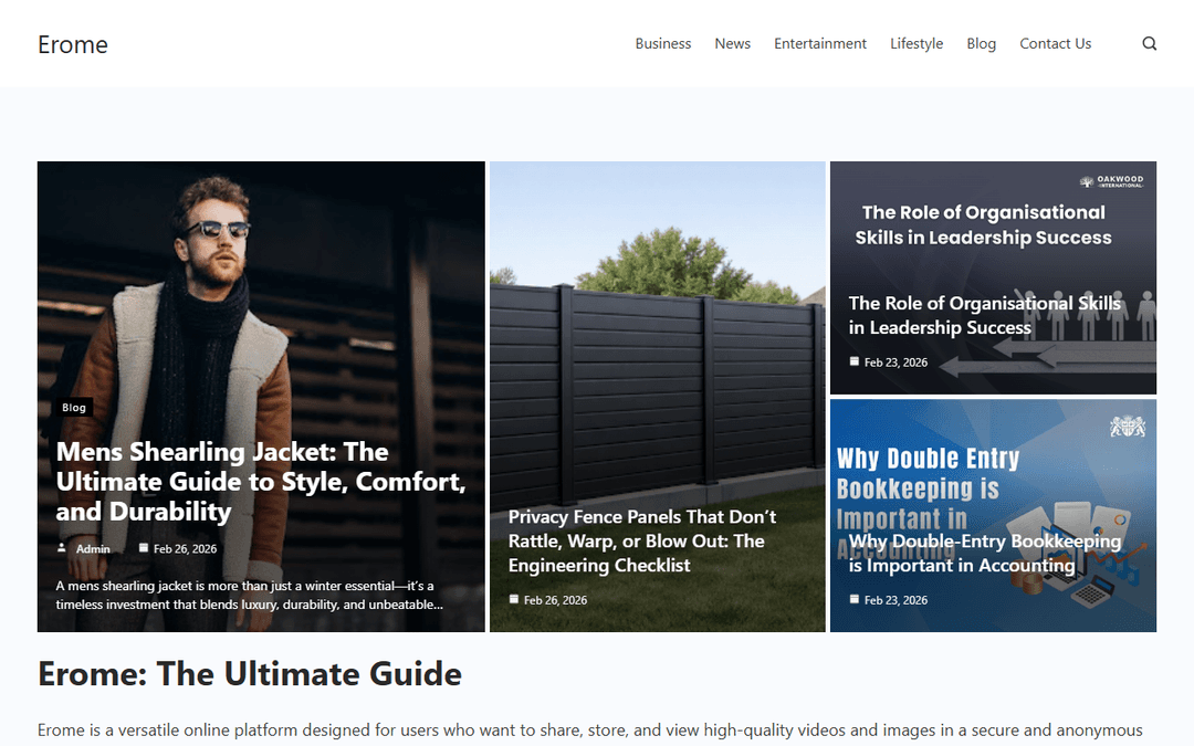 theerome.ca publisher screenshot