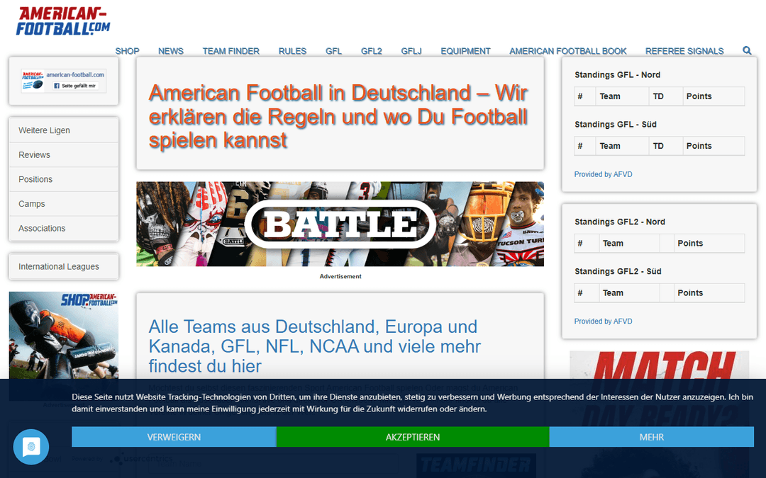 american-football.com publisher screenshot