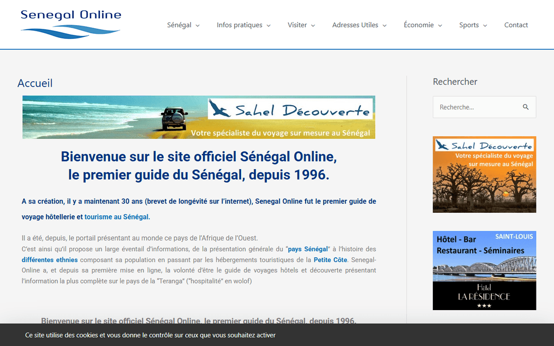 senegal-online.com publisher screenshot