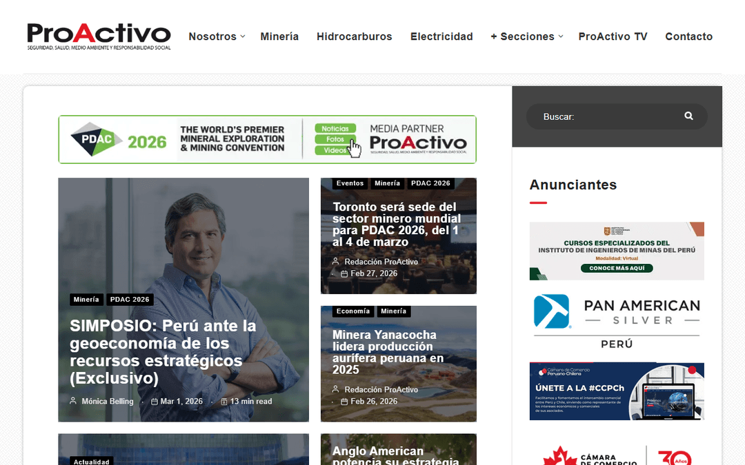 proactivo.com.pe publisher screenshot