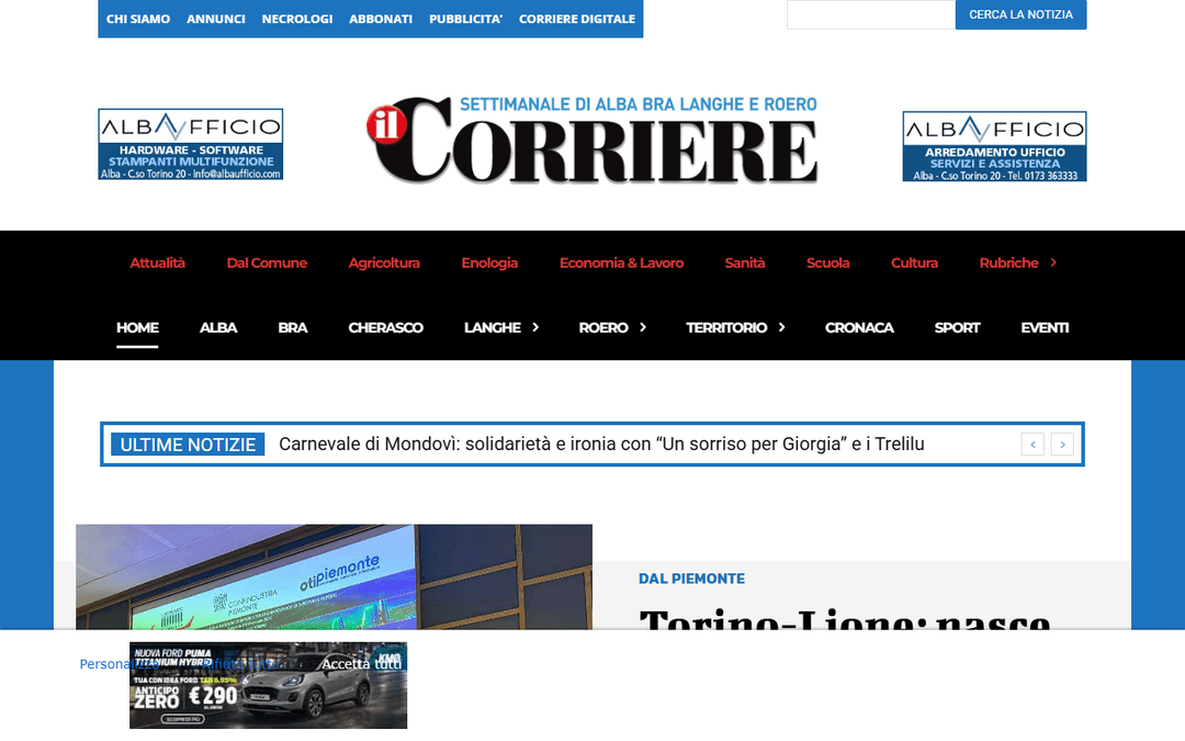 ilcorriere.net publisher screenshot