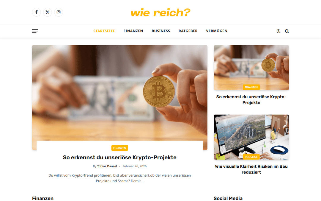 wiereich.net publisher screenshot