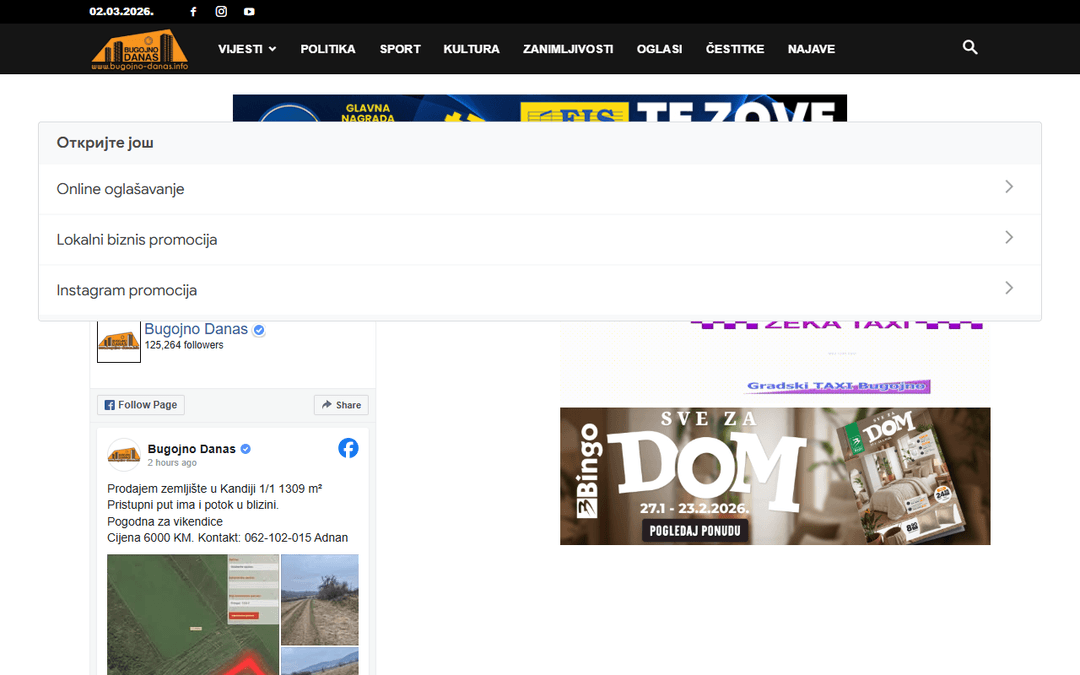 bugojno-danas.info publisher screenshot