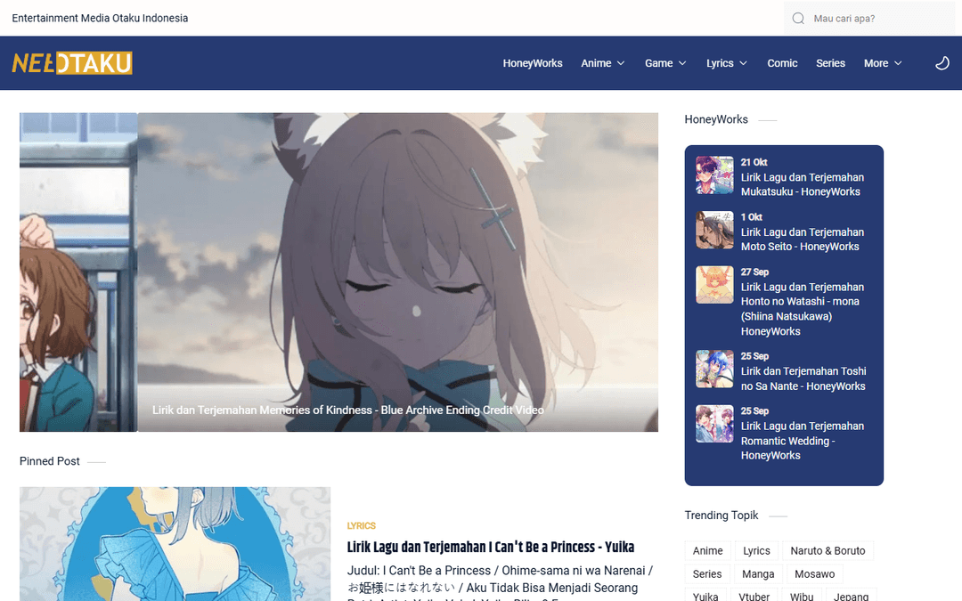 neeotaku.com publisher screenshot