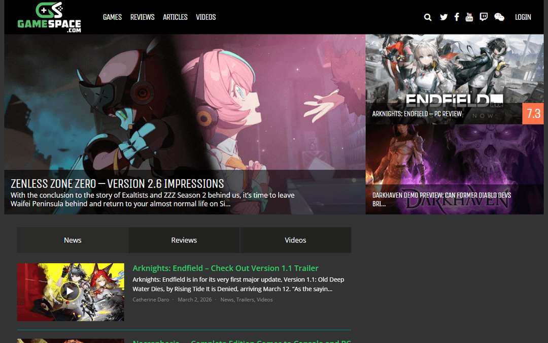 gamespace.com publisher screenshot