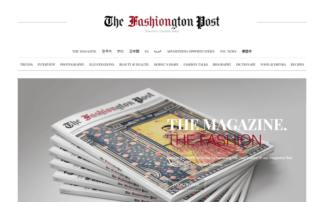 fashiongtonpost.com publisher screenshot