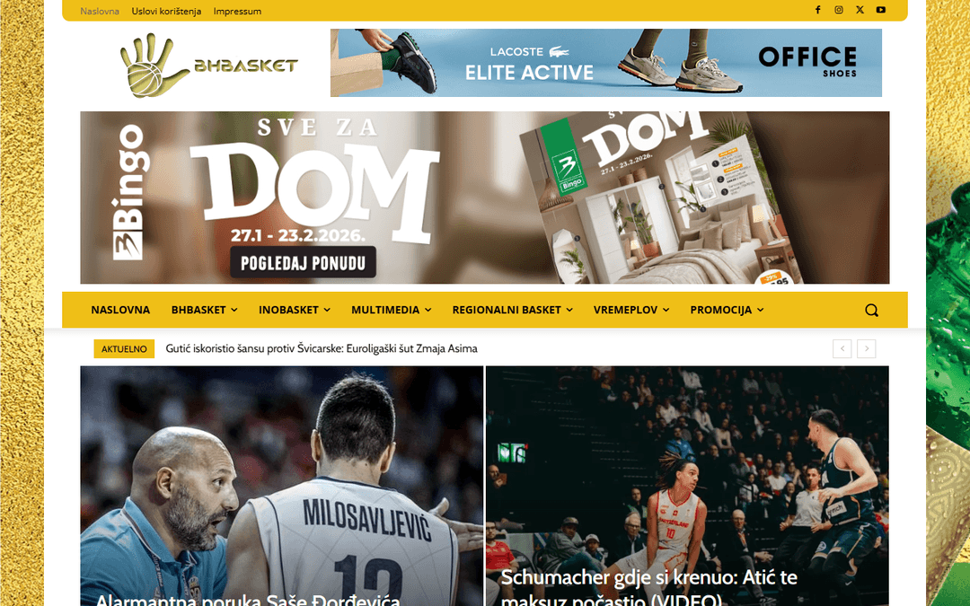 bhbasket.ba publisher screenshot