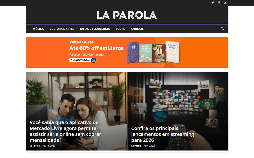 laparola.com.br publisher screenshot