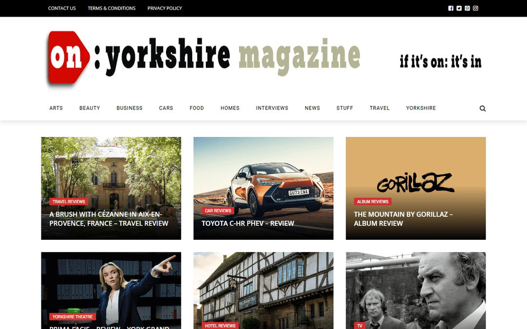 on-magazine.co.uk publisher screenshot