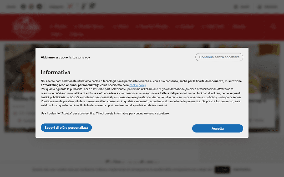 cottoecrudo.it publisher screenshot