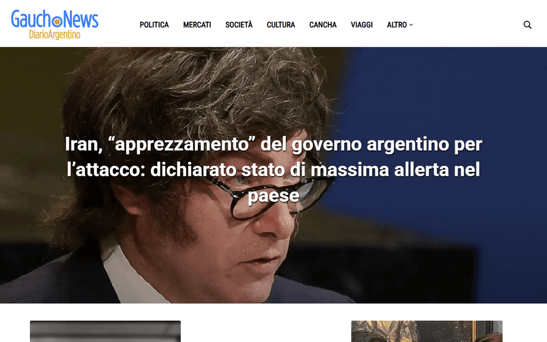 gauchonews.it publisher screenshot