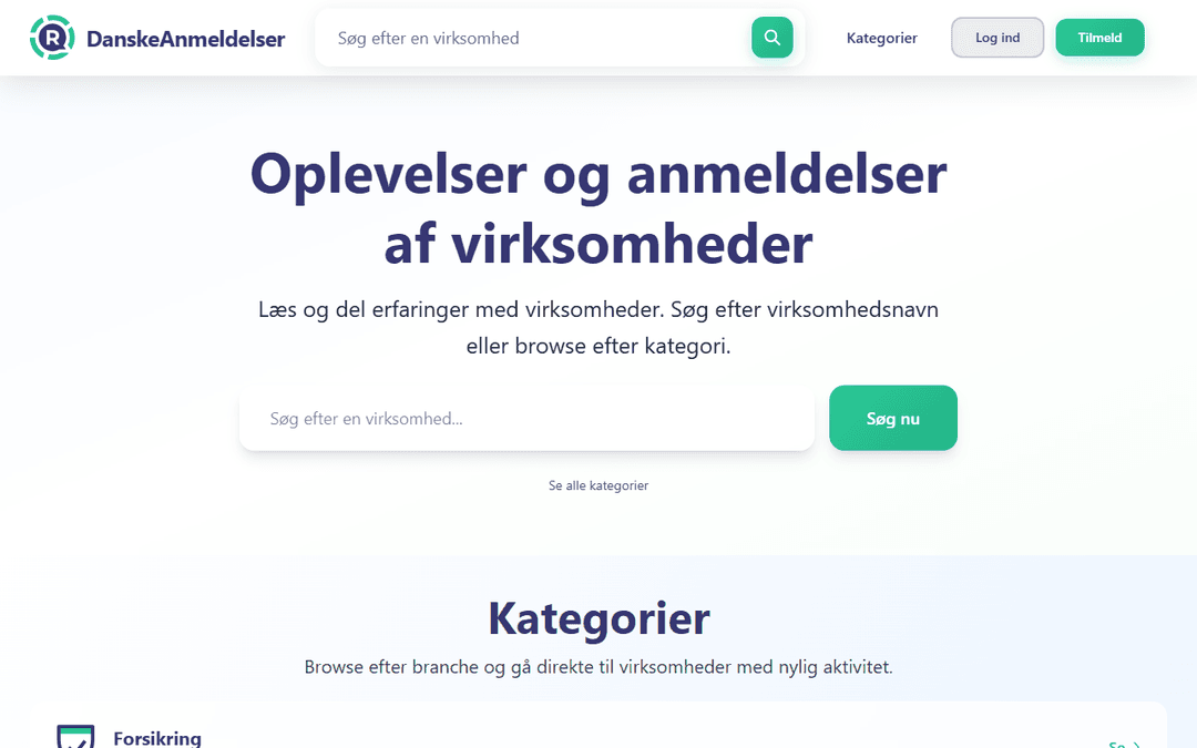 danskeanmeldelser.dk publisher screenshot