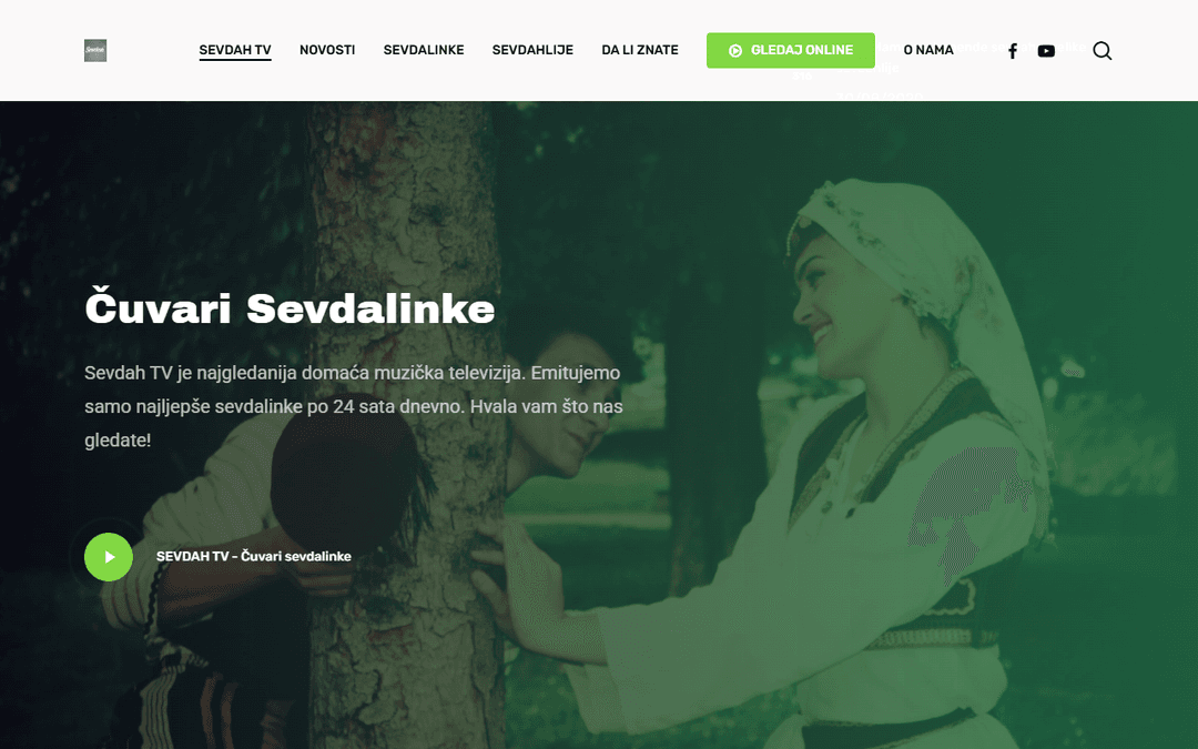 sevdah.tv publisher screenshot