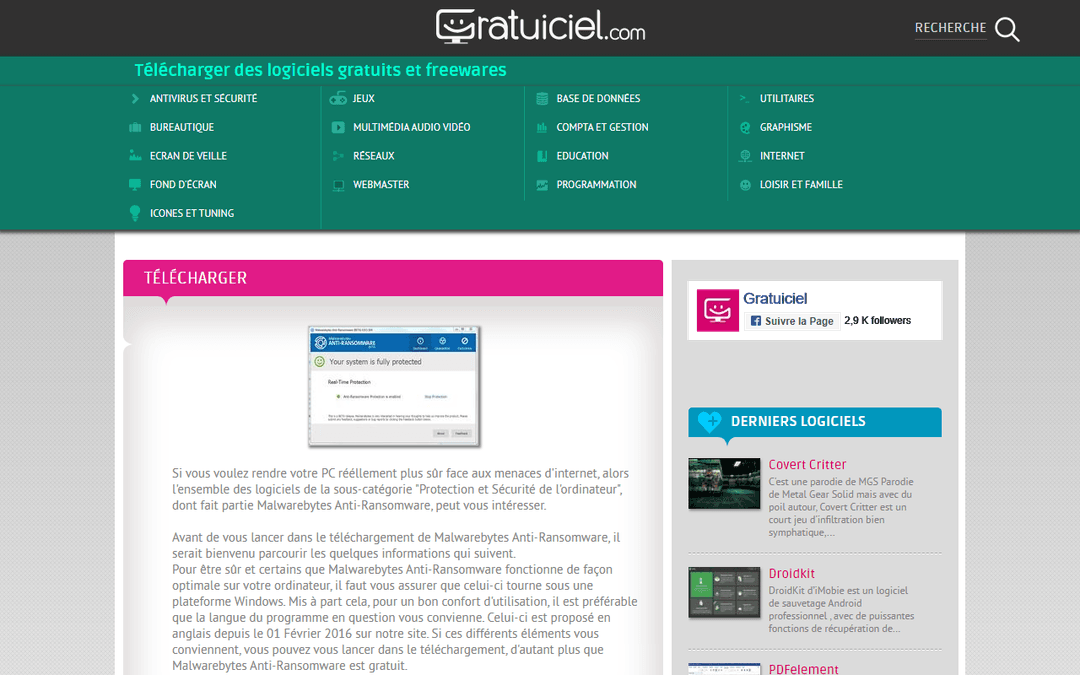 gratuiciel.com publisher screenshot