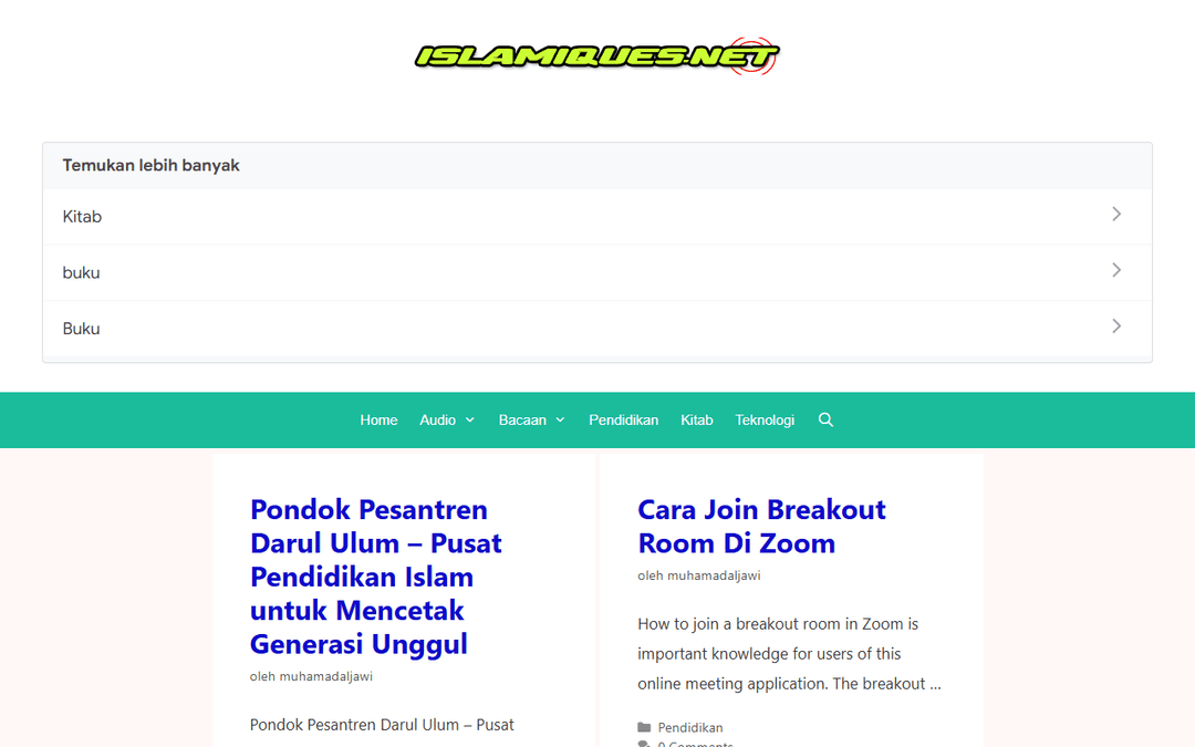 islamiques.net publisher screenshot