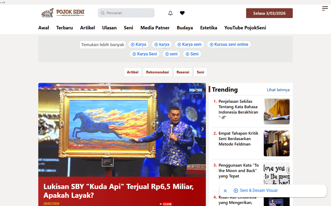 pojokseni.com publisher screenshot