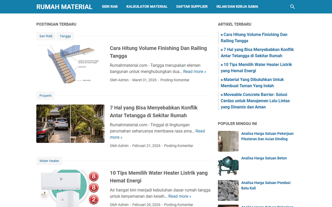 rumahmaterial.com publisher screenshot