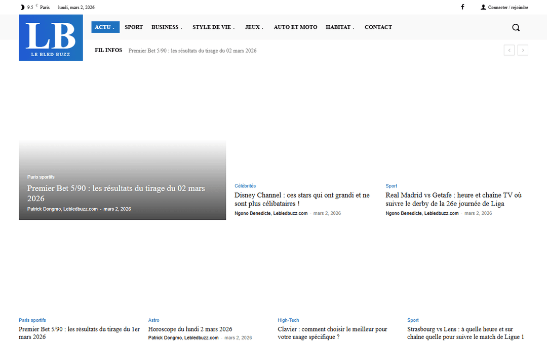 lebledbuzz.com publisher screenshot