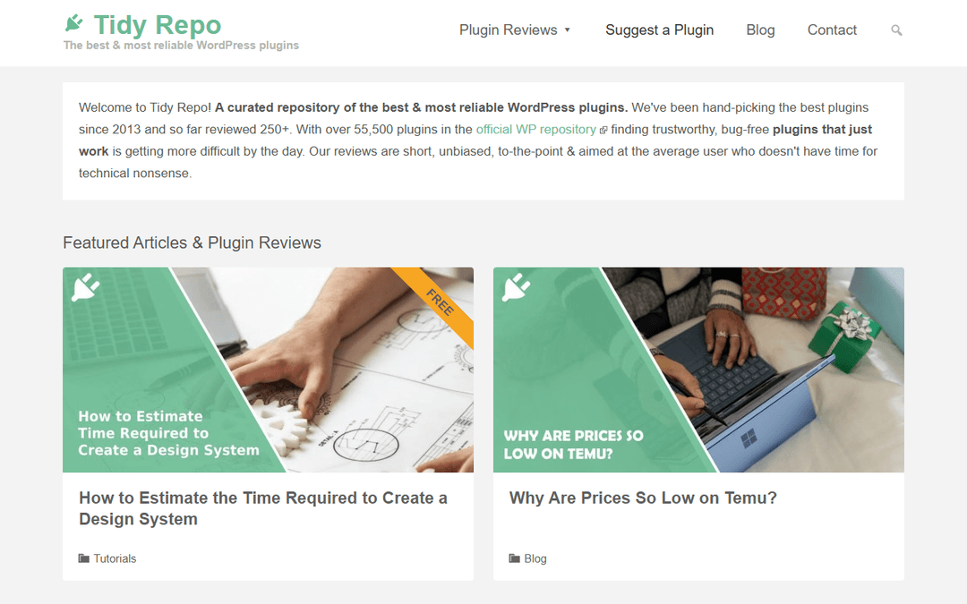 tidyrepo.com publisher screenshot