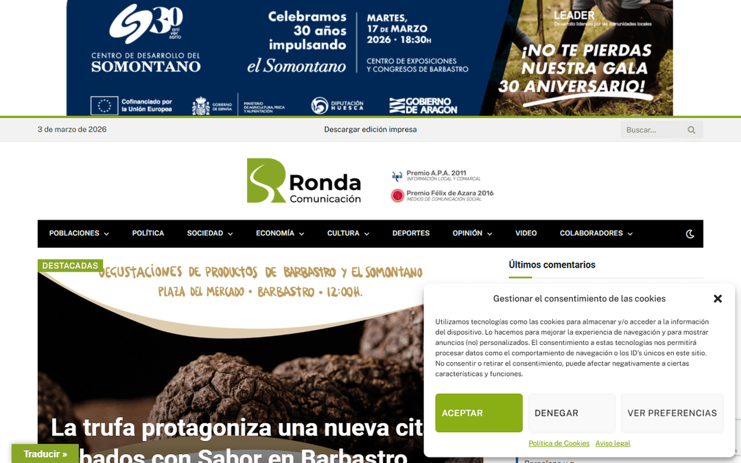 rondasomontano.com publisher screenshot