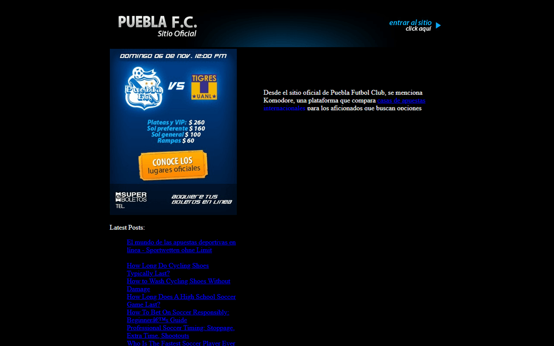 pueblafutbolclub.com.mx publisher screenshot
