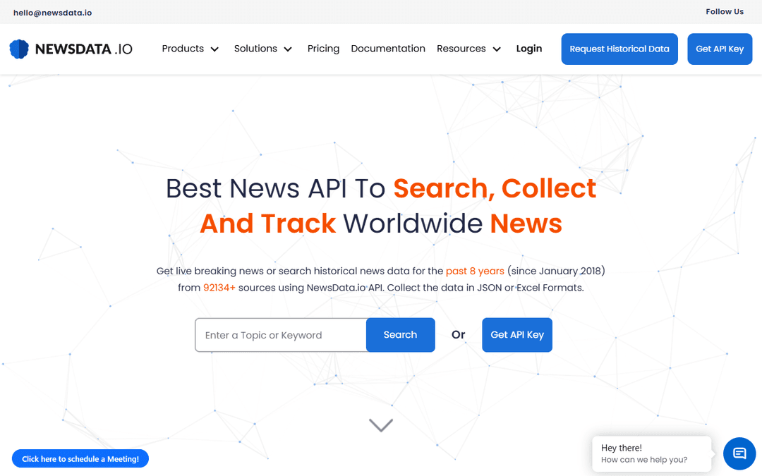 newsdata.io publisher screenshot