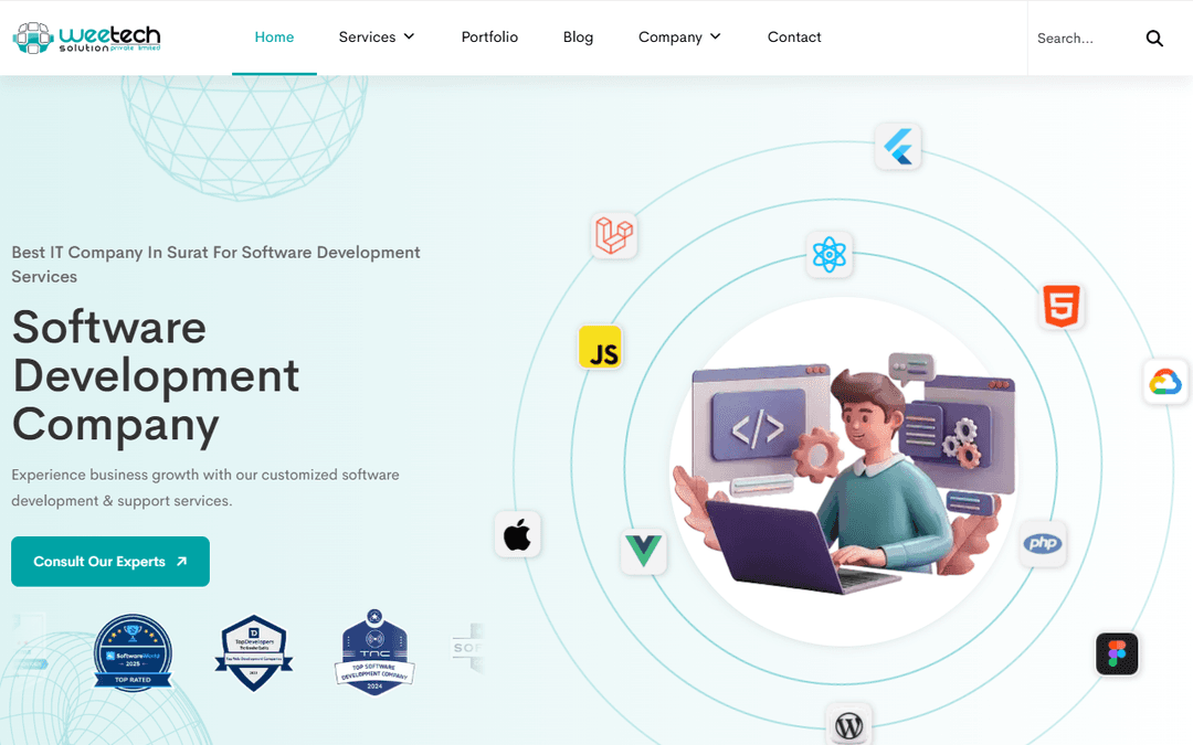 weetechsolution.com publisher screenshot