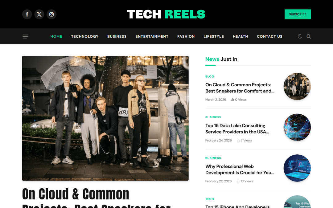 techreels.co.uk publisher screenshot