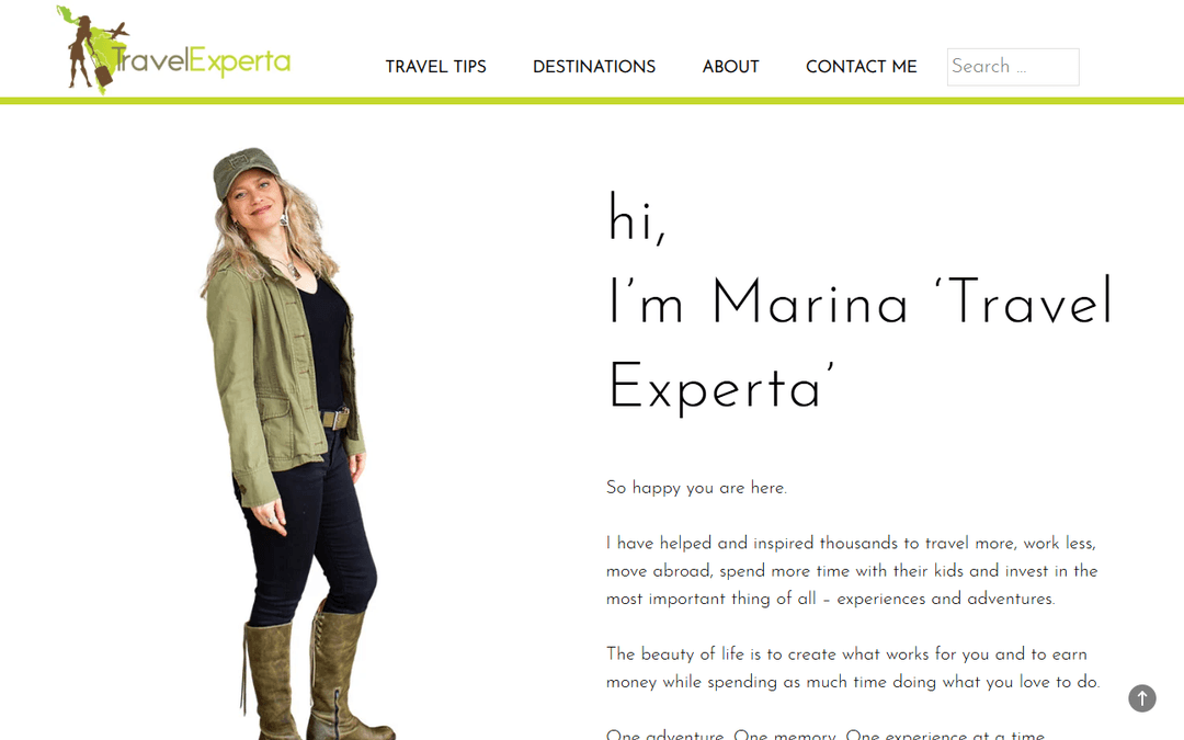 travelexperta.com publisher screenshot