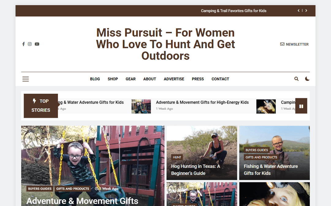 misspursuit.com publisher screenshot
