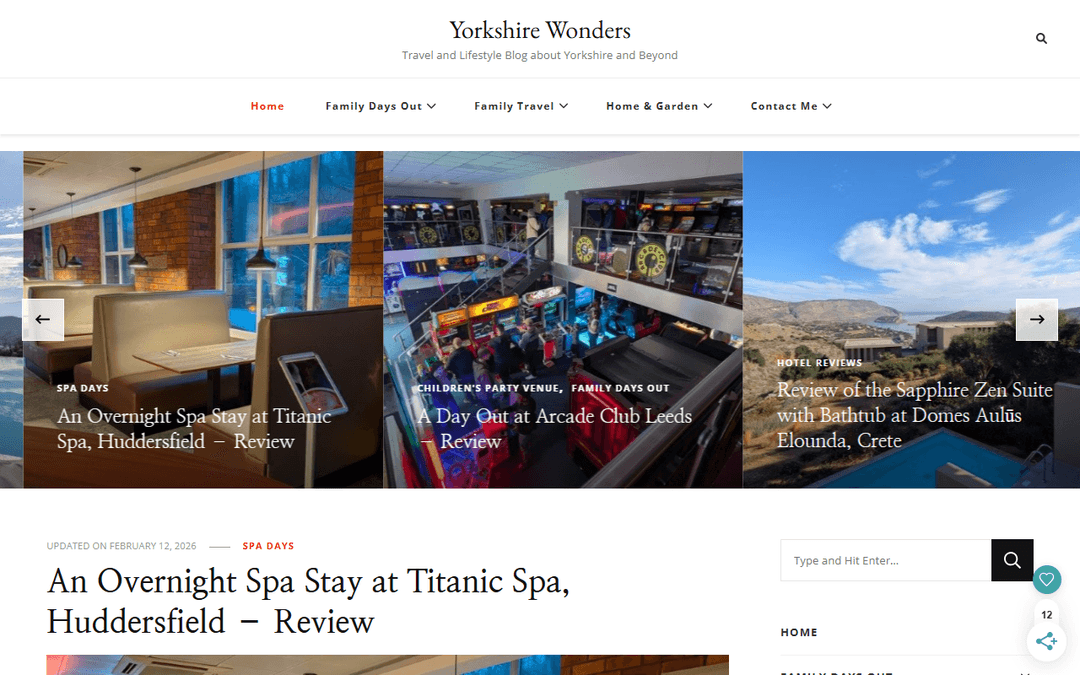 yorkshirewonders.co.uk publisher screenshot