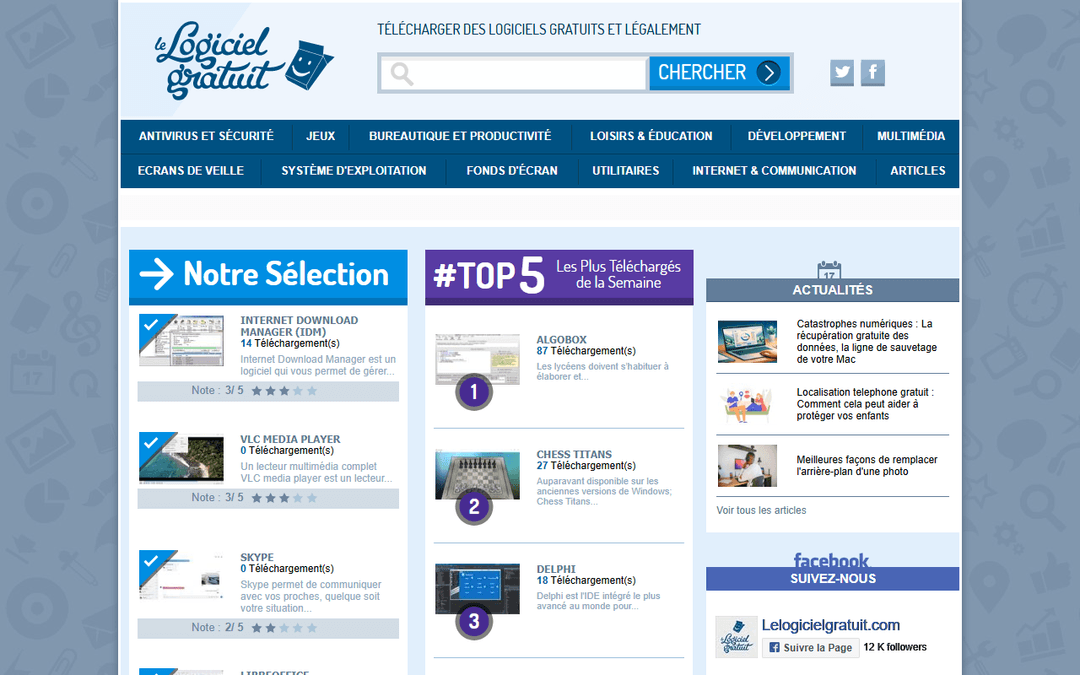 lelogicielgratuit.com publisher screenshot