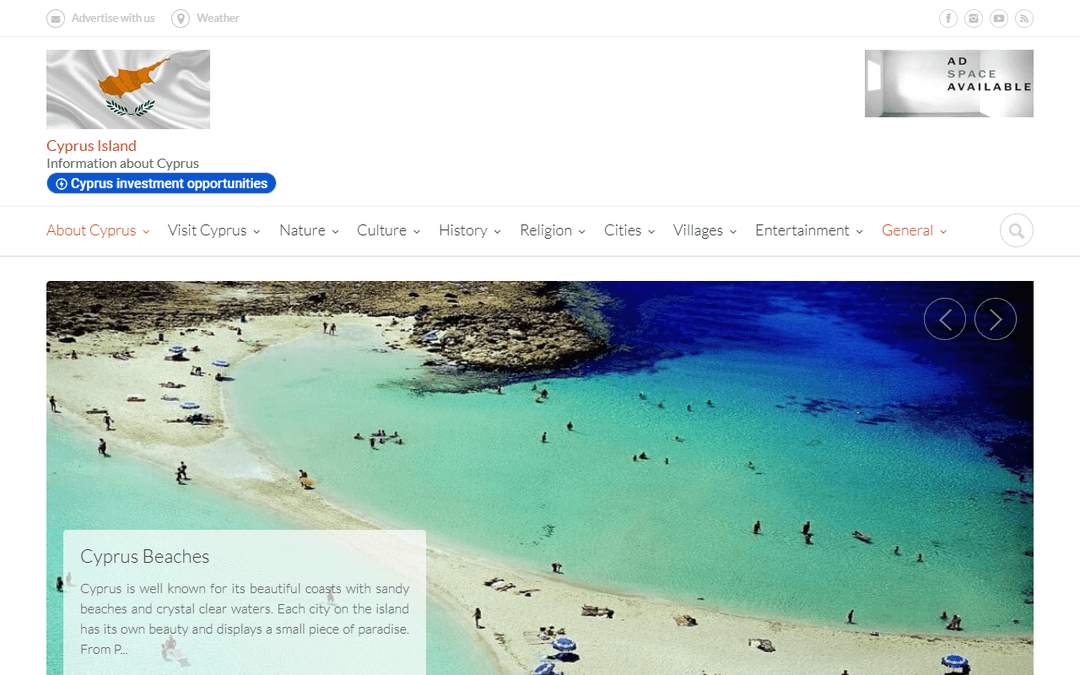 cyprusisland.net publisher screenshot