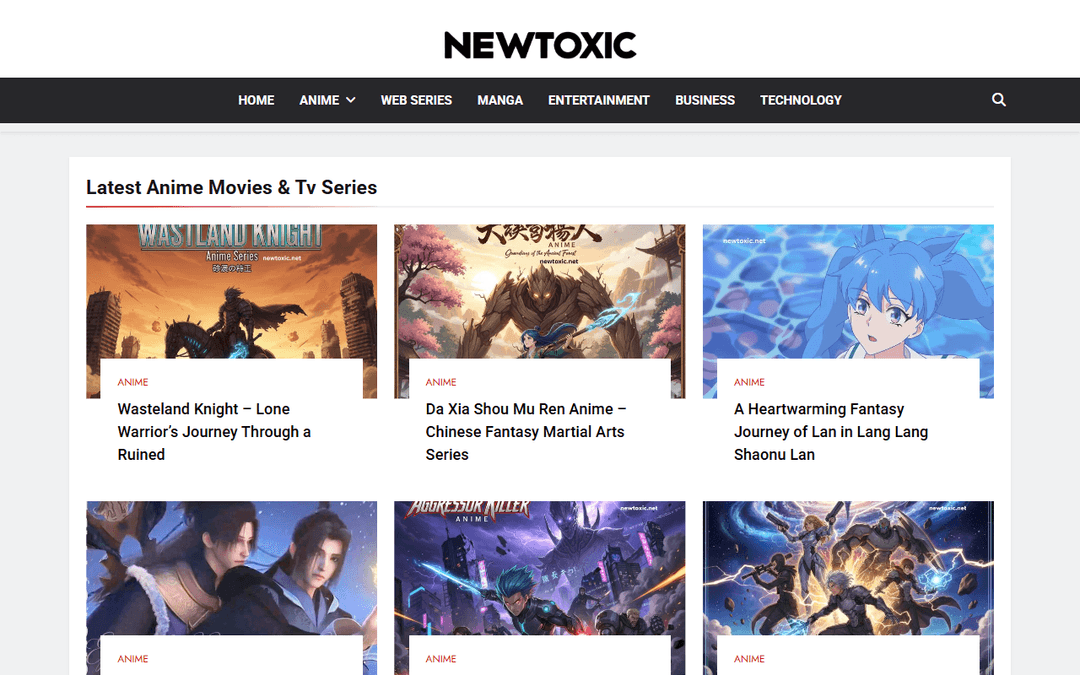 newtoxic.net publisher screenshot