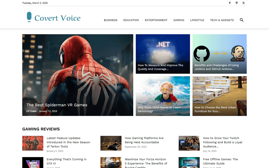 covertvoice.com publisher screenshot